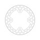 Zadní brzdový kotouč Brembo HM 450 CRF R 2002 - 