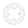 Zadní brzdový kotouč Brembo DUCATI 848 STREETFIGHTER S 2012 - 