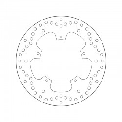 Zadní brzdový kotouč Brembo PIAGGIO 300 CARNABY CRUISER 2009 - 2012