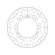 Bremsscheibe hinten Brembo YAMAHA 400 MAJESTY ABS 2008 - 