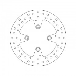 Bremsscheibe hinten Brembo DUCATI 1199 PANIGALE S TRICOLORE ABS 2012 - 
