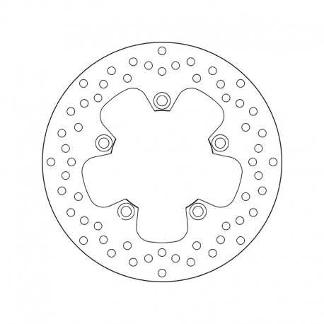 Zadný brzdový kotúč Brembo YAMAHA 660 MT 03 2006 - 2011