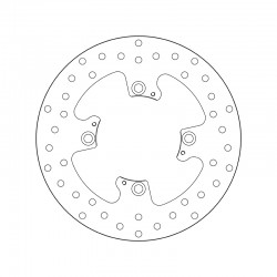 Zadní brzdový kotouč Brembo TRIUMPH 1050 SPRINT ST i ABS 2011 - 2012