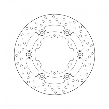 Zadný brzdový kotúč Brembo KTM 1190 ADVENTURE R ABS 2013 - 2016