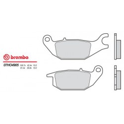 Zadní brzdové destičky Brembo Yamaha 150 YZF R15 2014 -  směs 05