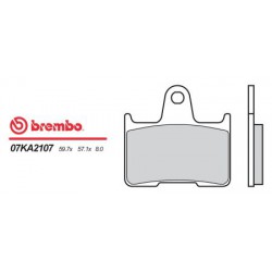 Zadní brzdové destičky Brembo Kawasaki 1400 ZZR ABS 2016 -  směs 07