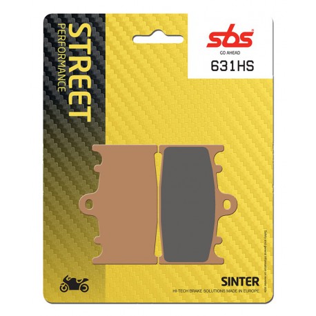 Vorne bremsbeläge SBS Suzuki GSX 1250 FA Bandit 2016 - 2018 směs HS