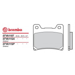 Zadní brzdové destičky Brembo Yamaha 350 RD LC, LC YPVS 1983 - 1984 směs 07