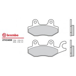 Zadní brzdové destičky Brembo Italjet 125 TORPEDO 2008 -  směs 08