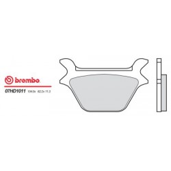 Bremsbeläge hinten Brembo Harley-Davidson 883 XLH 883 SPORTSTER 1990 - 1999 typ 11