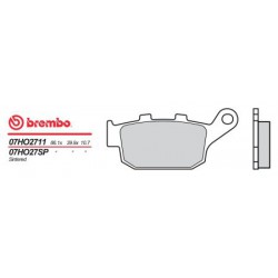 Zadní brzdové destičky Brembo Buell 984 XB9S LIGHTNING 2003 -  směs 11