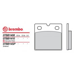 Rear brake pads Brembo Indian 1700 CHIEF BOMBER 2010 - 2013 type 18