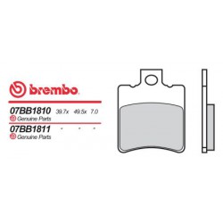 Rear brake pads Brembo Bimota 1000 SB8 K GOBERT 2004 -  type 34