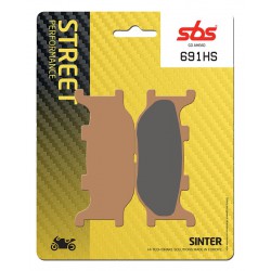 Přední brzdové destičky SBS Yamaha XVS 1300 A Midnight Star 2007 - 2011 směs HS