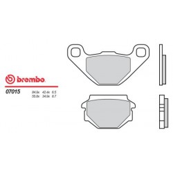 Bremsbeläge hinten Brembo Aprilia 125 MX supermoto 2007 -  typ CC