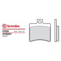 Rear brake pads Brembo Aprilia 500 SCARABEO CLASSIC 2010 -  type OEM
