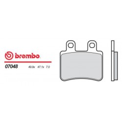 Zadné brzdové doštičky / obloženie Brembo Yamaha 50 DT R 2004 - 2011 směs OEM