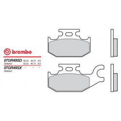 Zadní brzdové destičky Brembo Yamaha 450 YFM KODIAK 2003 -  směs SD