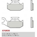 Rear brake pads Brembo Can-Am 400 OUTLANDER LEFT/REAR 2007 -  type SD