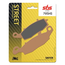 Přední brzdové destičky SBS Suzuki GSR 750 Left/Rear 2011 - 2016 směs HS