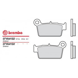 Zadní brzdové destičky Brembo TM 250 F 2005 -  směs SD