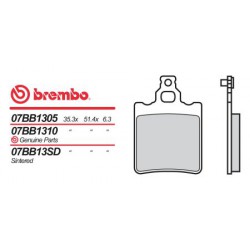 Zadní brzdové destičky Brembo Laverda 125 TOLEDO 1990 -  směs SD