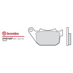 Zadní brzdové destičky Brembo Harley-Davidson 1200 XL C SPORTSTER CUSTOM 2004 - 2013 směs SP