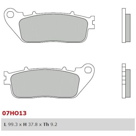 Bremsbeläge hinten Brembo Honda 800 CROSSRUNNER 2011 -  typ SP