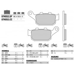 Zadní brzdové destičky Brembo Suzuki 650 GLADIUS 2009 -  směs SP
