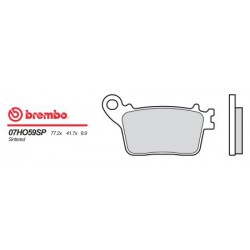 Zadní brzdové destičky Brembo Suzuki 1000 GSX RR 2017 -  směs SP