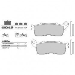 Zadní brzdové destičky Brembo Honda 1200 VFR FW 2010 - 2016 směs SP