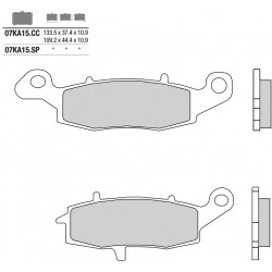 Zadní brzdové destičky Brembo Kawasaki 900 VN CUSTOM 2007 -  směs SP