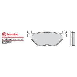 Zadní brzdové destičky Brembo Yamaha 1300 FJR ABS 2006 - 2012 směs SP