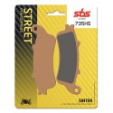 Přední brzdové destičky SBS Honda VTX 1800  2001 - 2012 směs HS