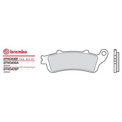 Zadní brzdové destičky Brembo Honda 1800 VTX 2001 -  směs SP