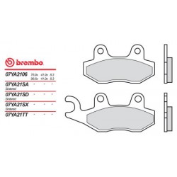 Rear brake pads Brembo Can-Am 1000 COMMANDER LEFT/REAR 2011 -  type SX