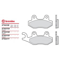 Zadní brzdové destičky Brembo Triumph 1050 TIGER SPORT 2015 -  směs SX