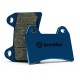 Rear brake pads Brembo HM 125 CRE SIX COMPETITION 2011 -  type TT