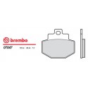 Zadní brzdové destičky Brembo Piaggio 300 VESPA YACHT CLUB 2018 -  směs XS