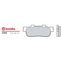 Bremsbeläge hinten Brembo Daelim 250 ST SECTOR QUAD 2005 - 2006 typ XS