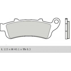 Bremsbeläge hinten Brembo Peugeot 50 CITYSTAR 2014 - 2015 typ XS