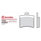 Bremsbeläge hinten Brembo Aprilia 125 SCARABEO I.E. 2008 -  typ XS