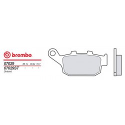 Bremsbeläge hinten Brembo Honda 150 PANTHEON FES 2003 -  typ XS
