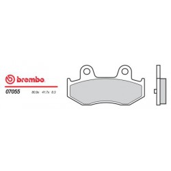 Zadní brzdové destičky Brembo Suzuki 400 BURGMAN 2001 - 2006 směs XS