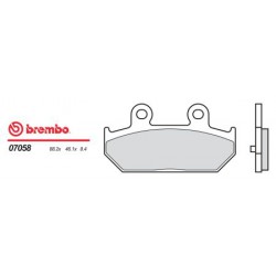 Zadní brzdové destičky Brembo Suzuki 650 BURGMAN EXECUTIVE 2004 -  směs XS