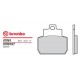 Zadní brzdové destičky Brembo Piaggio 400 MP3 2007 -  směs XS