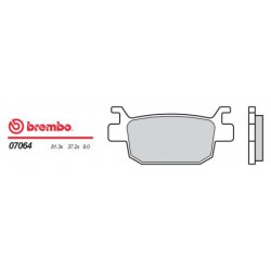 Bremsbeläge hinten Brembo Honda 150 SILVER WING 2008 -  typ XS