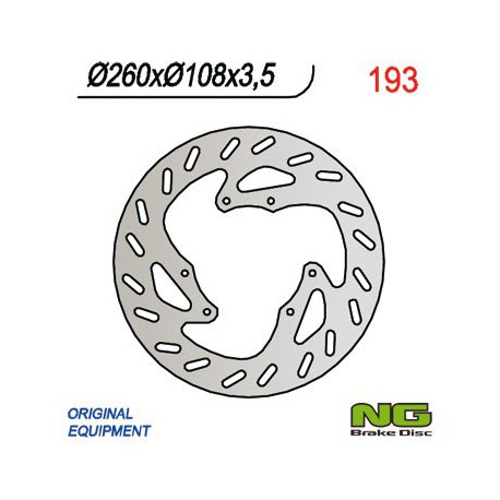 Front brake disc NG Gas Gas 450 HALLEY R 4T / SM 4T 2008