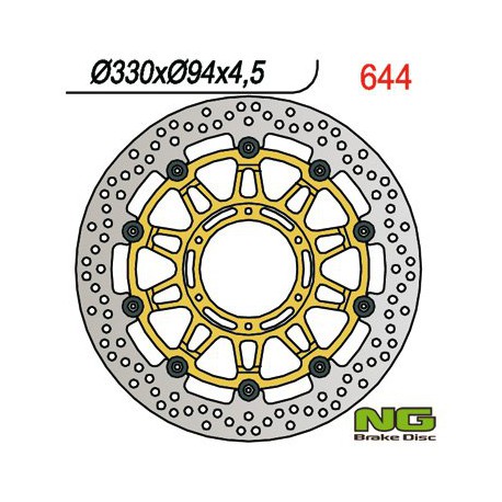 Přední brzdový kotouč NG Honda 954 CBR RR 2002 - 2003