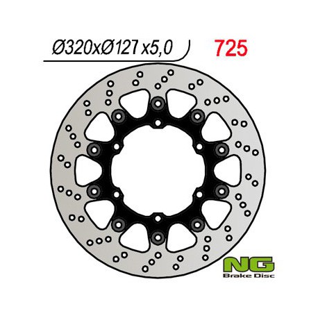 Přední brzdový kotouč NG KTM 625 SMC 2004 - 2008